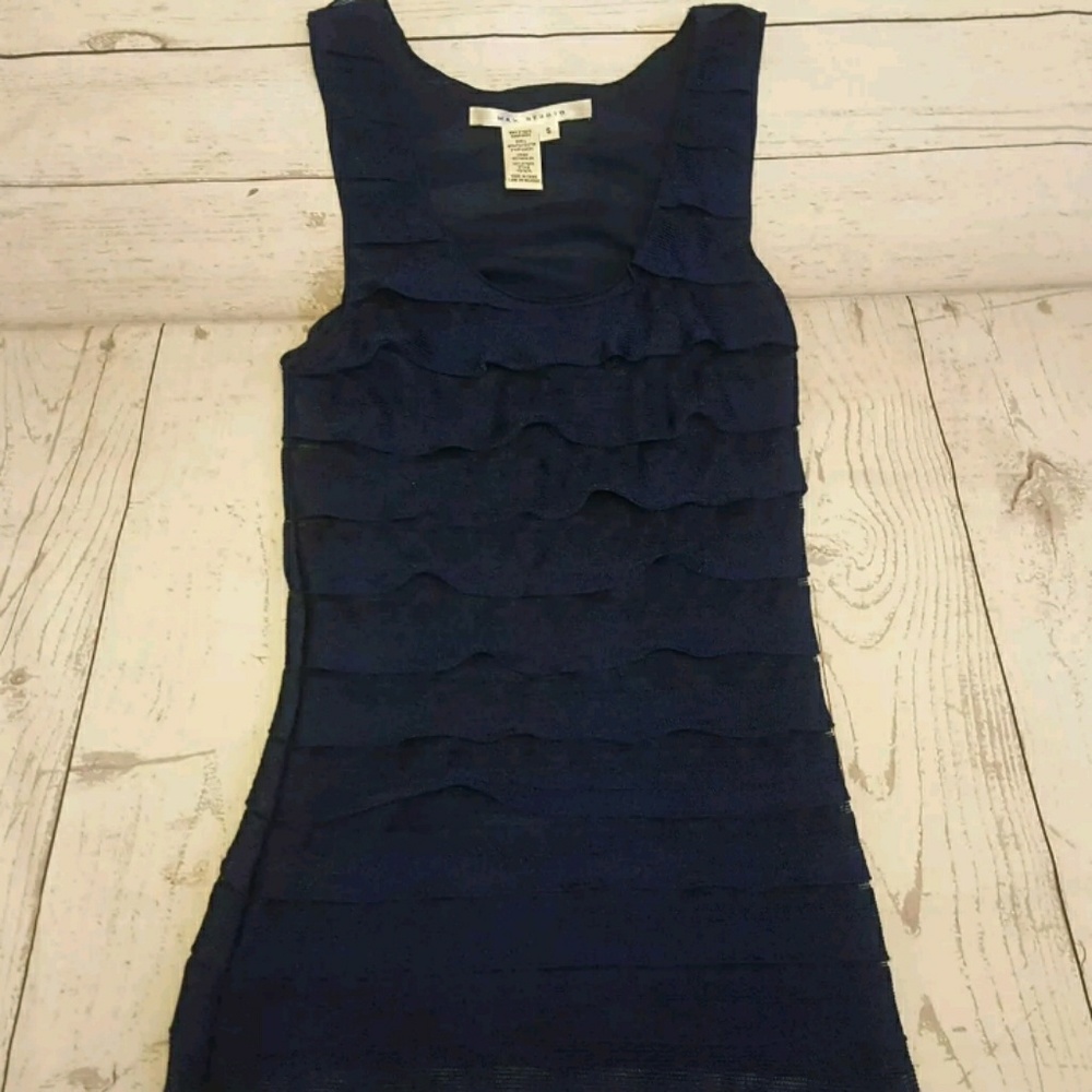 Max Studio Royal Blue Ruffle Tank Blouse
Size S